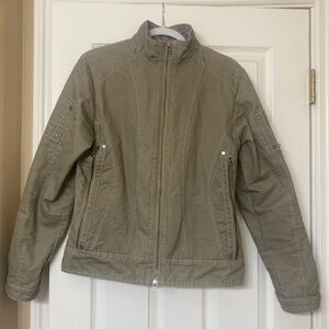 Kuhl Burr Patina Dye Jacket Lined Outdoors Mens Brown NWOT Workwear Sz S